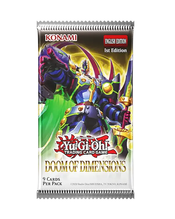 Yu-Gi-Oh! Doom Of Dimensions Caja 24 Sobres (vista)