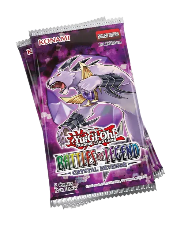 Yu‑Gi‑Oh! Batallas de Leyenda: Venganza del Cristal Caja 24 Sobres (vista)
