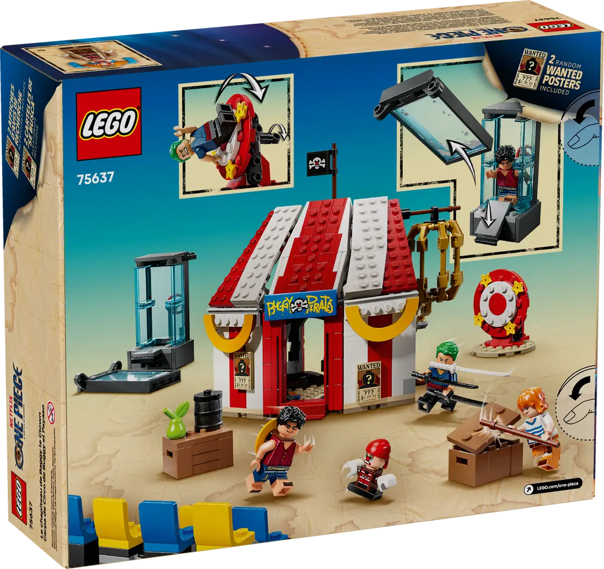 Lego One Piece - Carpa de Circo de Buggy El Payaso (75637) (vista)