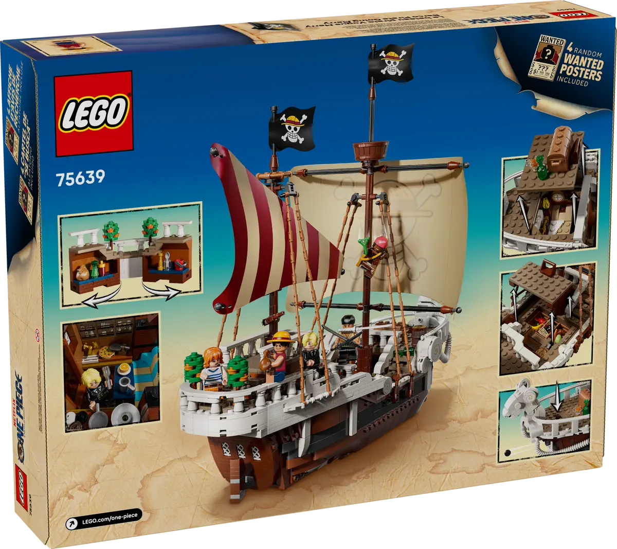 Lego One Piece - Barco Pirata Going Merry (75639) (vista)