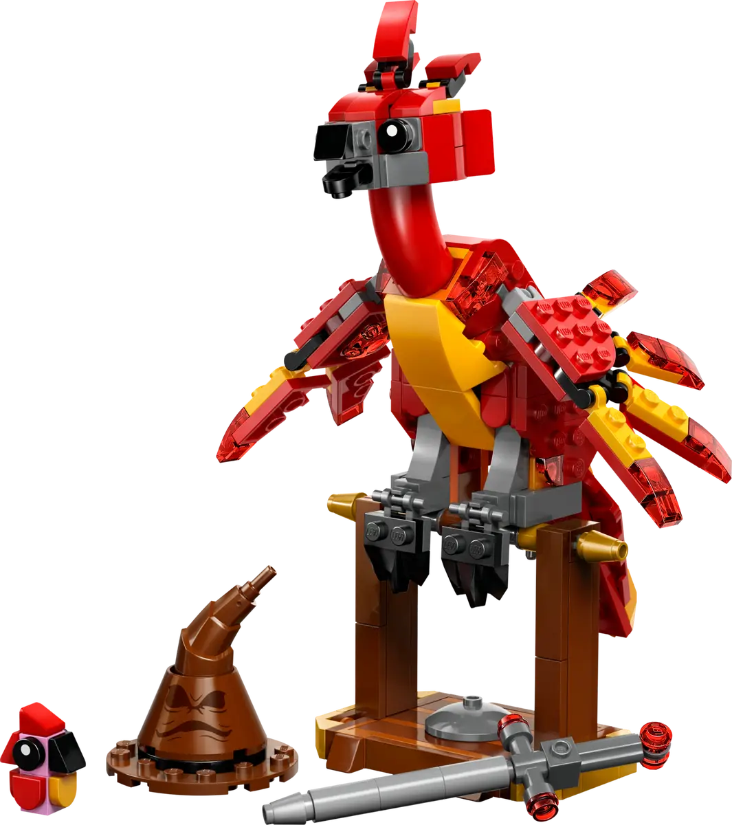 Lego Harry Potter - Fawkes Fénix De Dumbledore (76448) (vista)