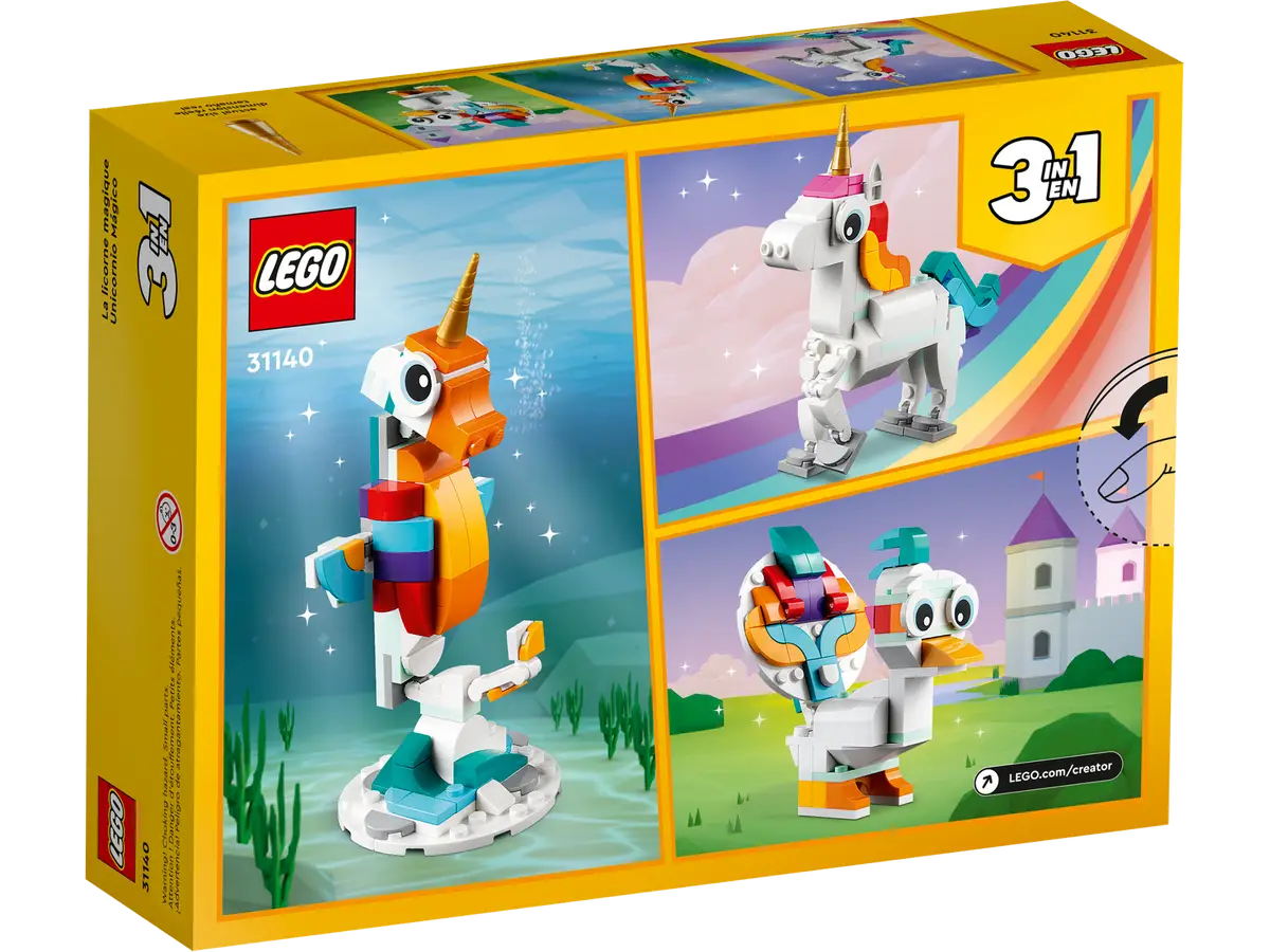 Lego Creator – Unicornio Mágico (31140) (vista)