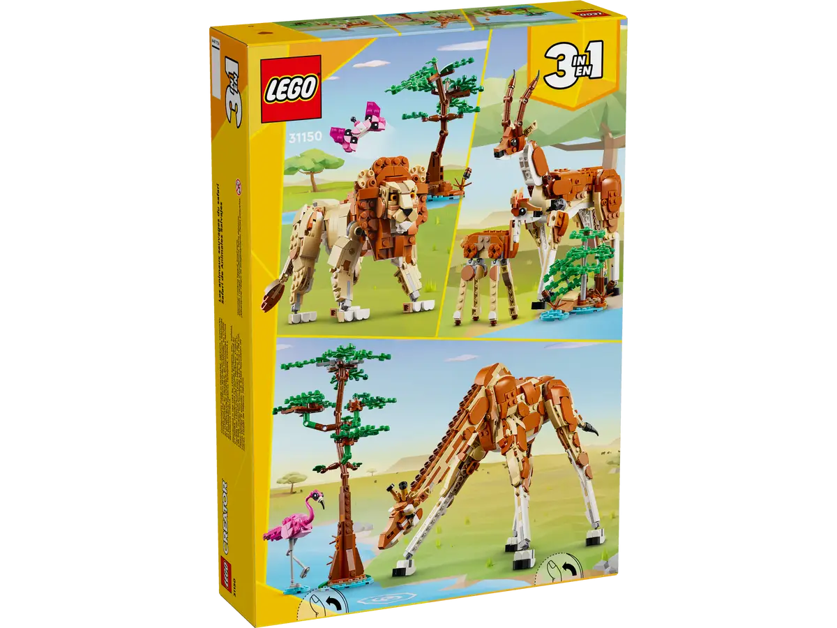 Lego Creator – Safari de Animales Salvajes (31150) (vista)