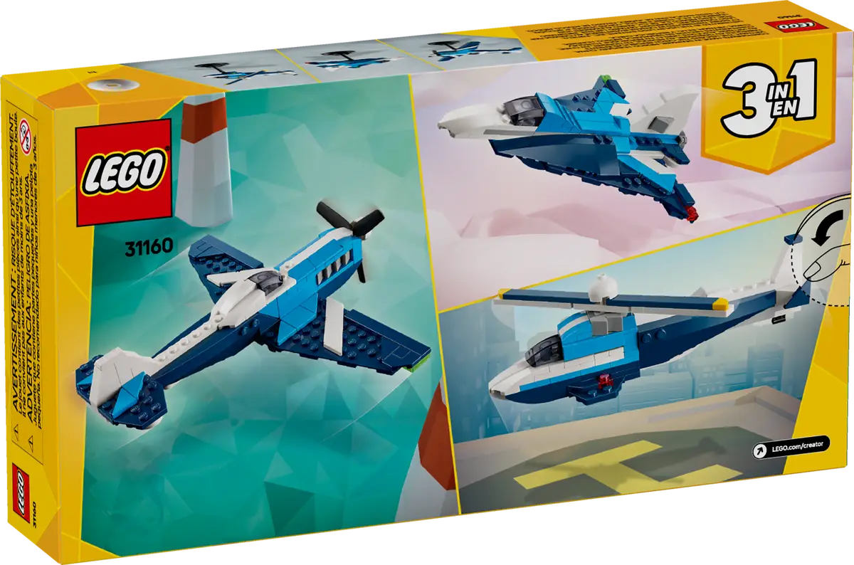 Lego Creator – Aeronave Avión De Carreras (31160) (vista)