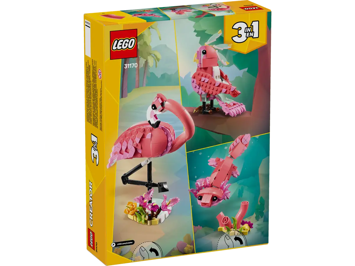 Lego Creator – Fauna Salvaje Flamenco Rosa (31170) (vista)