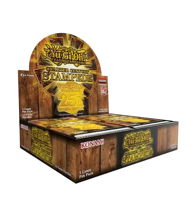 Yu‑Gi‑Oh! Quarter Century Stampede Caja 24 Sobres
