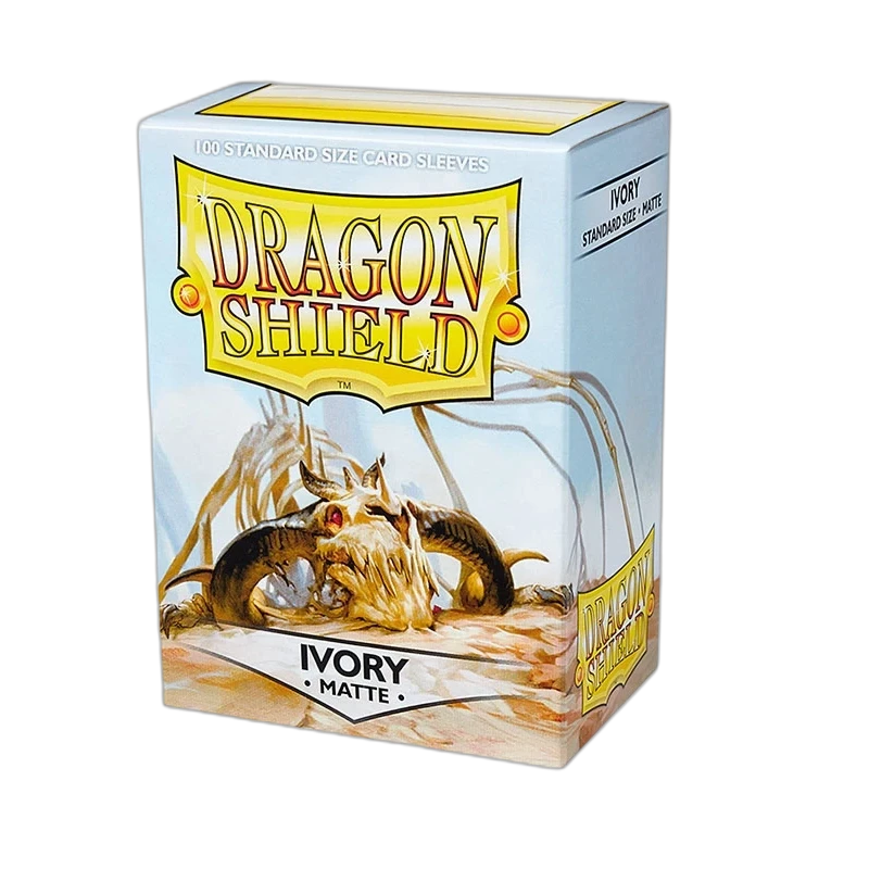 Dragon Shield 100 Standard Sleeves Matte Ivory