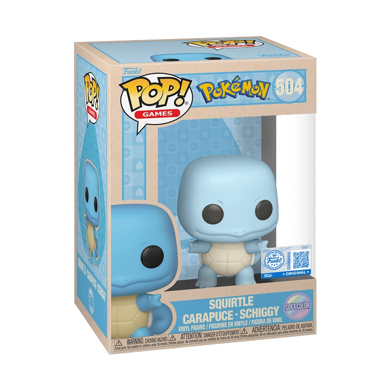 POP! Squirtle (Exc) - Pokémon 504 (vista)