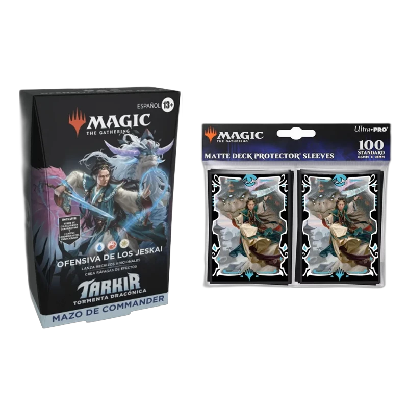 Pack Mazo Commander Ofensiva de los Jeskai + UP Sleeve Matte