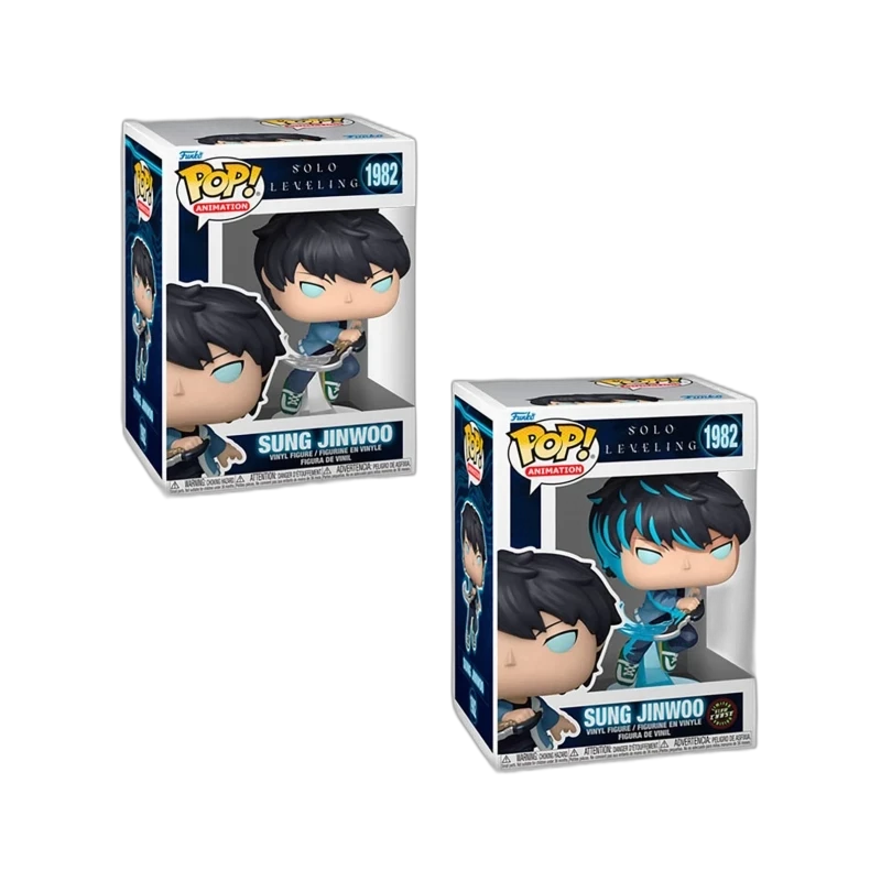 POP! Pack Sung Jinwoo + CHASE - Solo Leveling 1982 (vista)