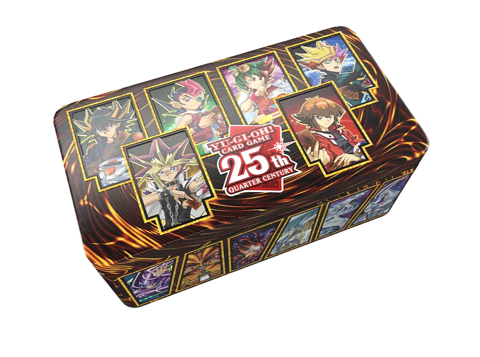 Yu‑Gi‑Oh! 25th Anniversary Tin: Dueling Heroes (vista)
