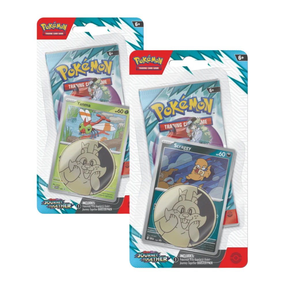 Blíster Pokémon Checklane Journey Together