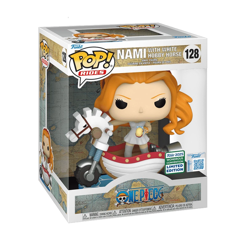 POP! Deluxe Nami con White Hobby Horse - One Piece 128 (vista)