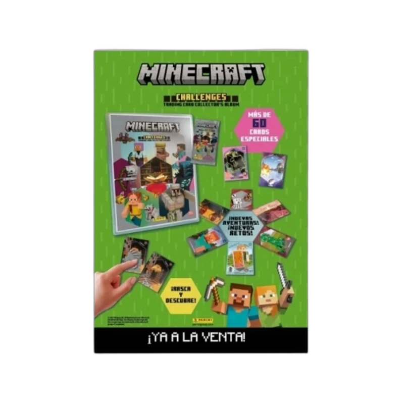 Minecraft Challenges Starter Pack (Archivador + 3 Sobres) (vista)