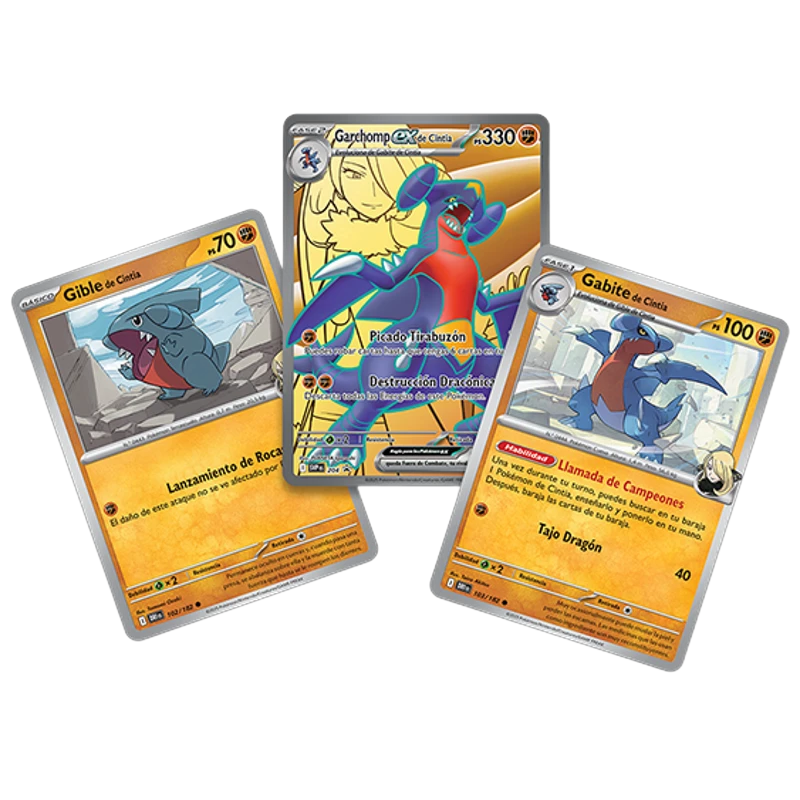 Colección Premium Garchomp EX de Cintia (vista)