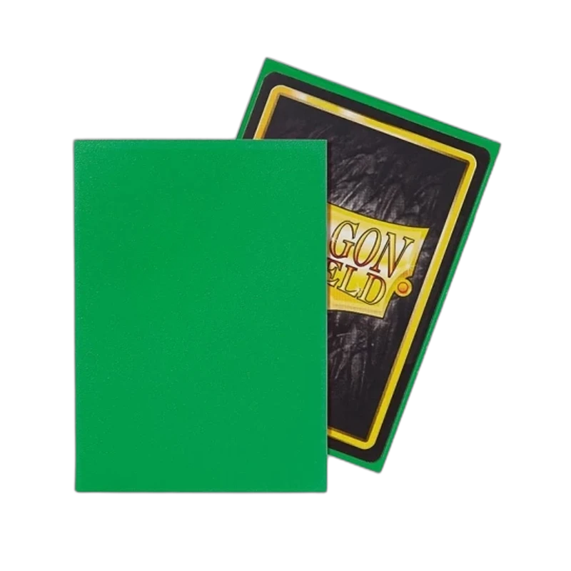 Dragon Shield 100 Standard Sleeves Matte Apple Green (vista)