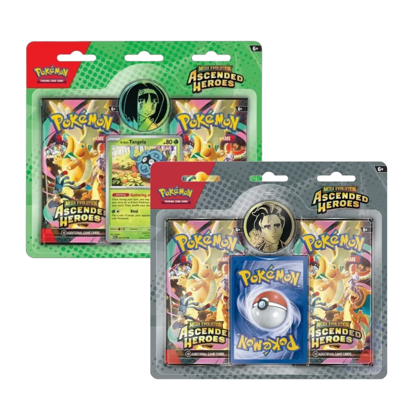 Blister Pokemon 2 sobres Héroes Ascendentes