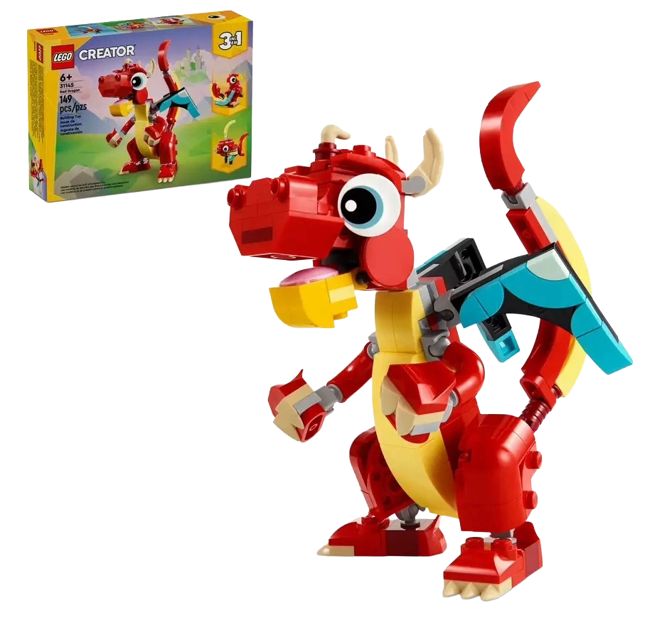Lego Creator – Dragón Rojo (31145)