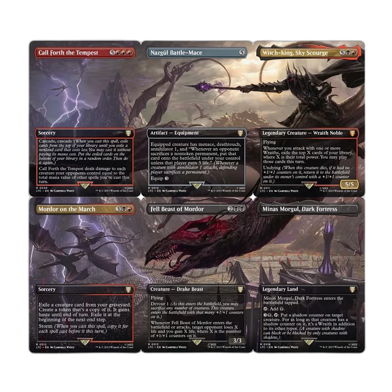 MTG Scene Box LOTR TOME Flight of The Witch-King (vista)