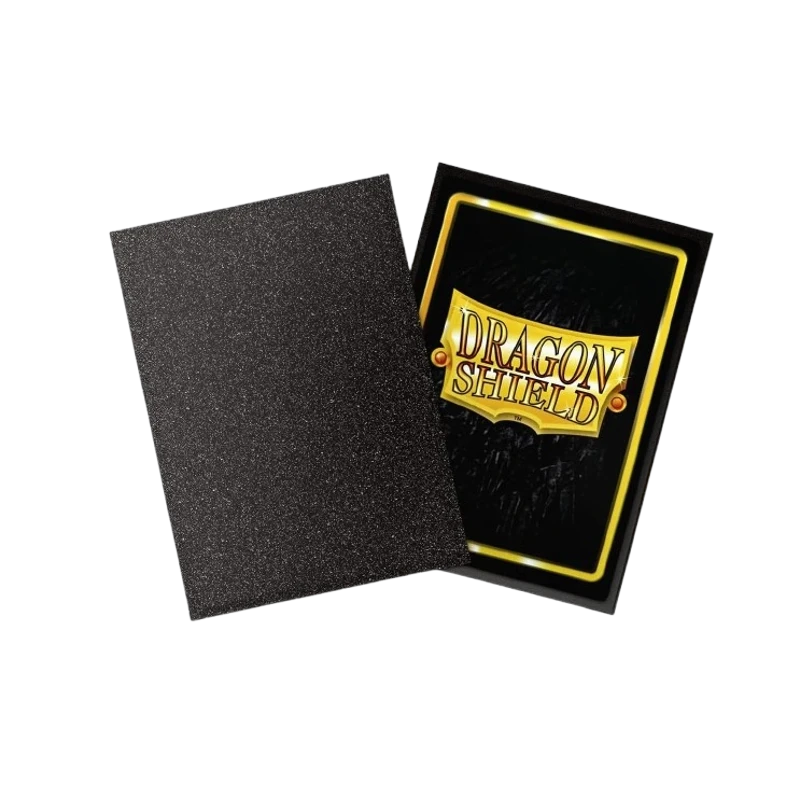 Dragon Shield 100 Standard Sleeves Matte Jet (vista)