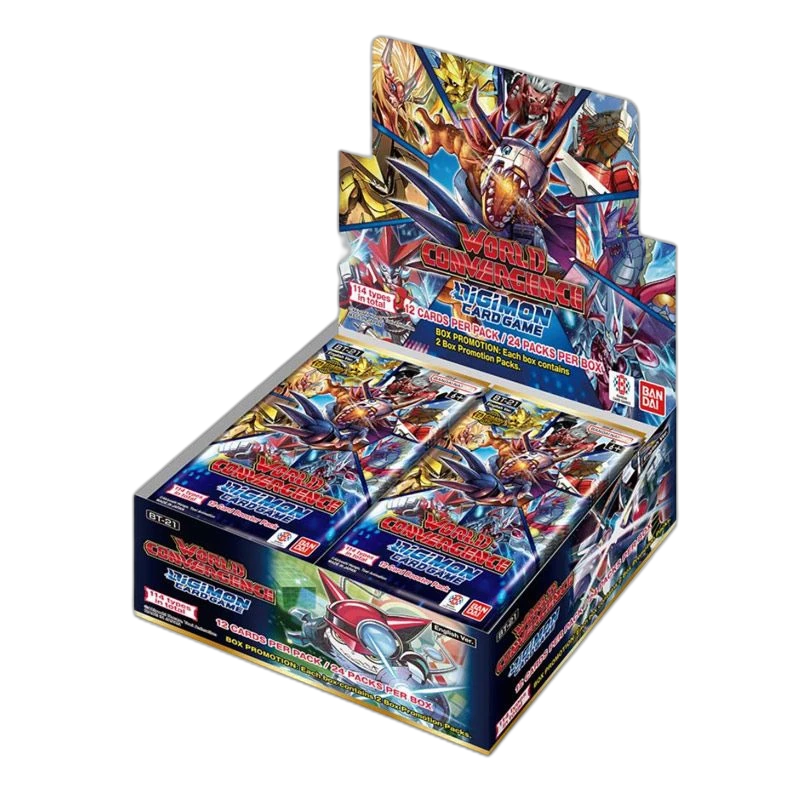 Caja 24 sobres [BT-21] Digimon CG World Convergence