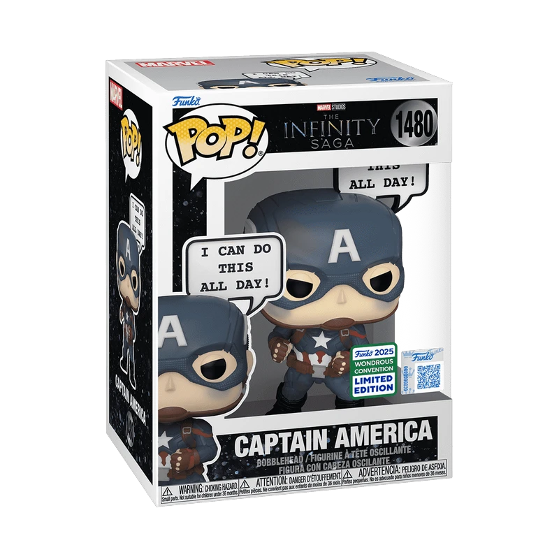 POP! Captain America Limited Edition - Marvel 1480 (vista)