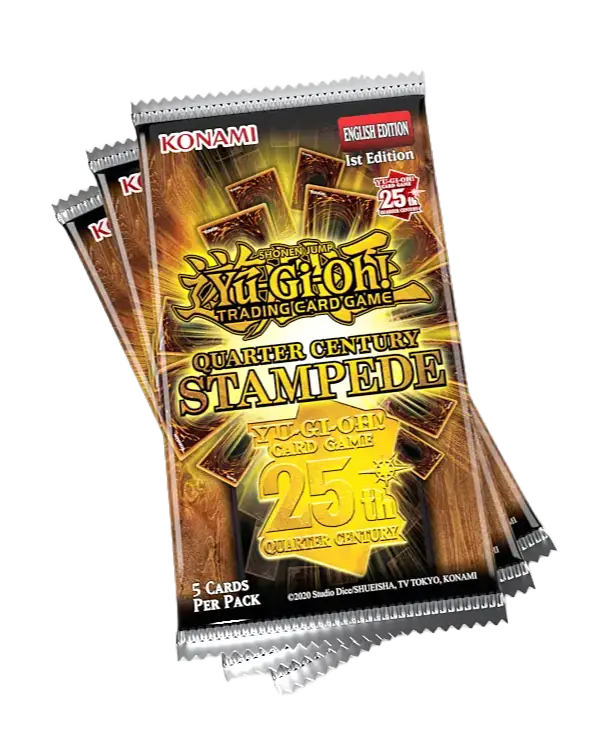Yu‑Gi‑Oh! Quarter Century Stampede Caja 24 Sobres (vista)