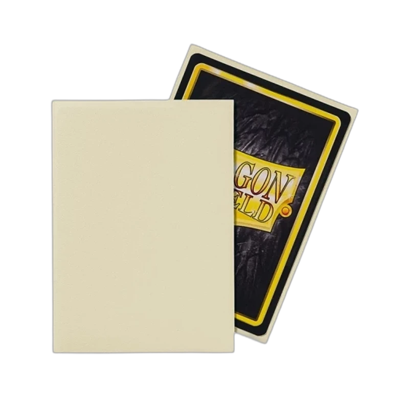 Dragon Shield 100 Standard Sleeves Matte Ivory (vista)