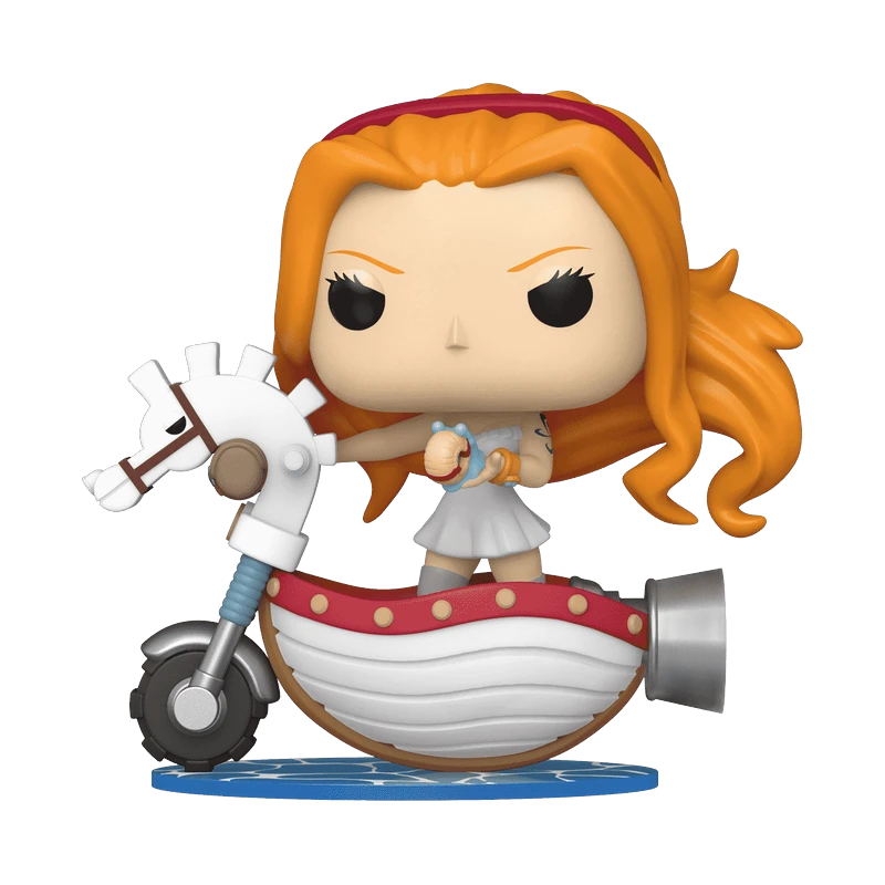 POP! Deluxe Nami con White Hobby Horse - One Piece 128