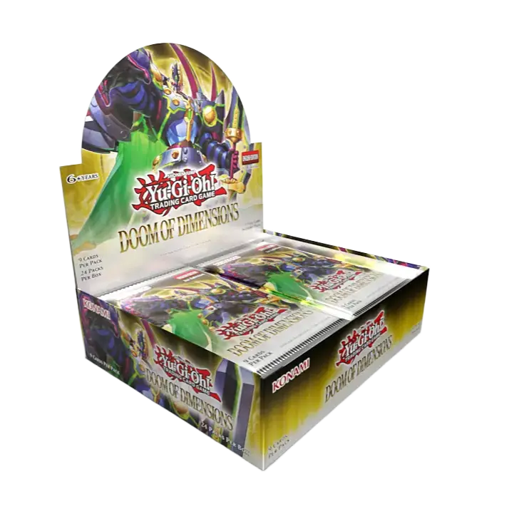 Yu-Gi-Oh! Doom Of Dimensions Caja 24 Sobres (vista)