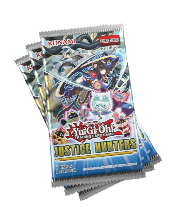 Yu‑Gi‑Oh! Justice Hunters Caja 24 Sobres (vista)