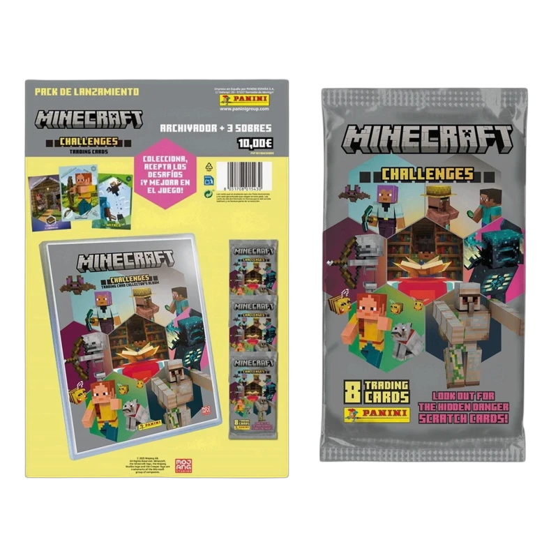 Pack Archivador + Caja de Sobres Minecraft