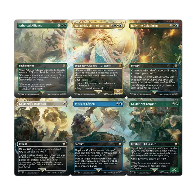 MTG Scene Box LOTR TOME The Might of Galadriel (vista)