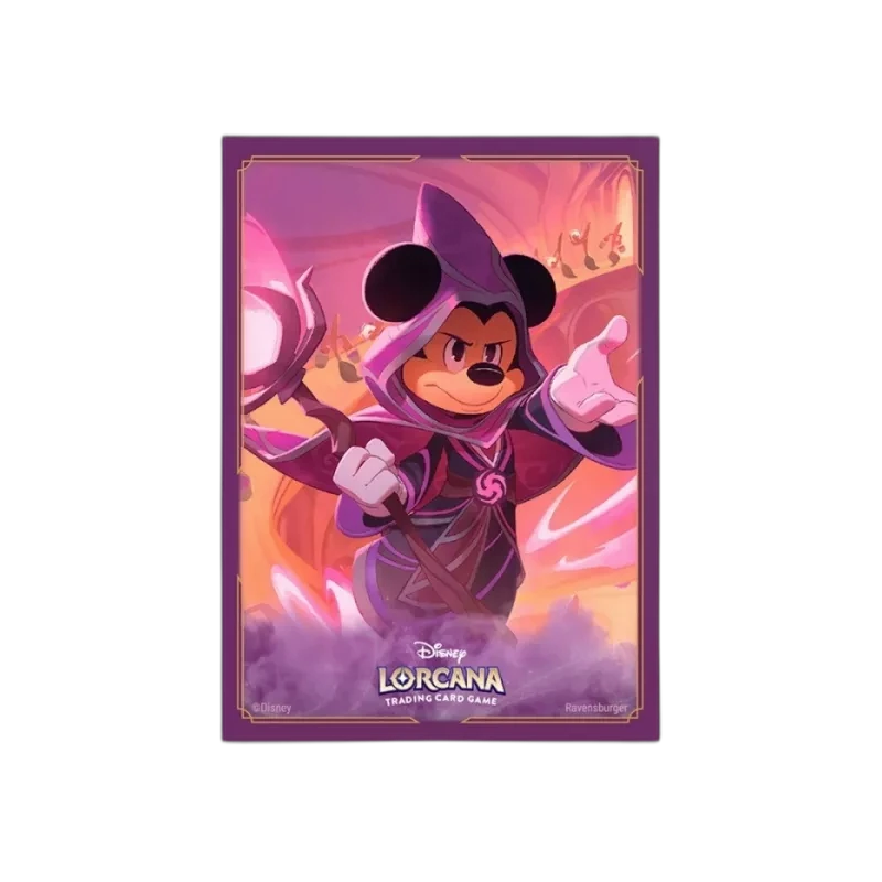 Disney Lorcana 65 Fundas Standard Mickey Mouse Wayward Sorcerer (vista)