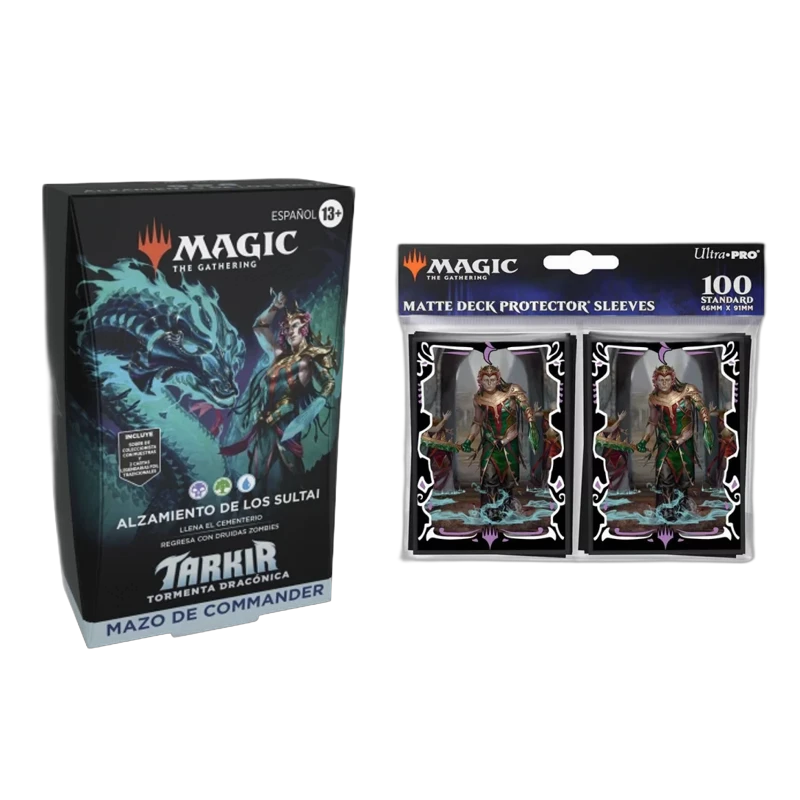 Pack Mazo Commander Alzamiento de los Sultai + UP Sleeve Matte