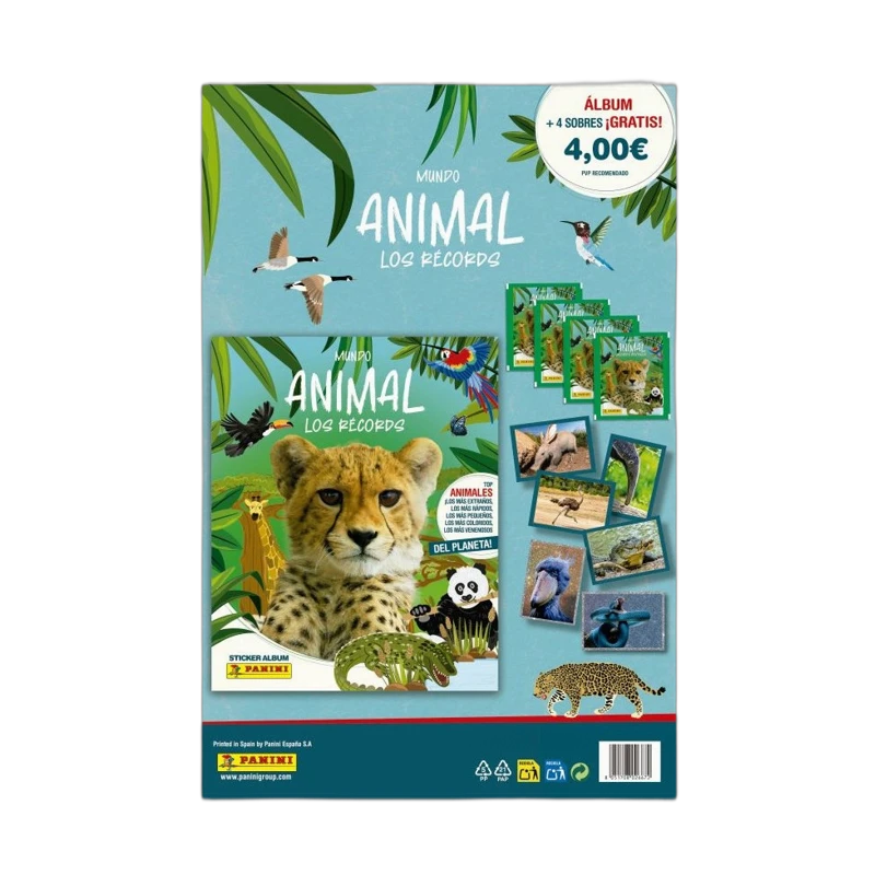 Mundo Animal: Los Récord Álbum + 4 Sobres