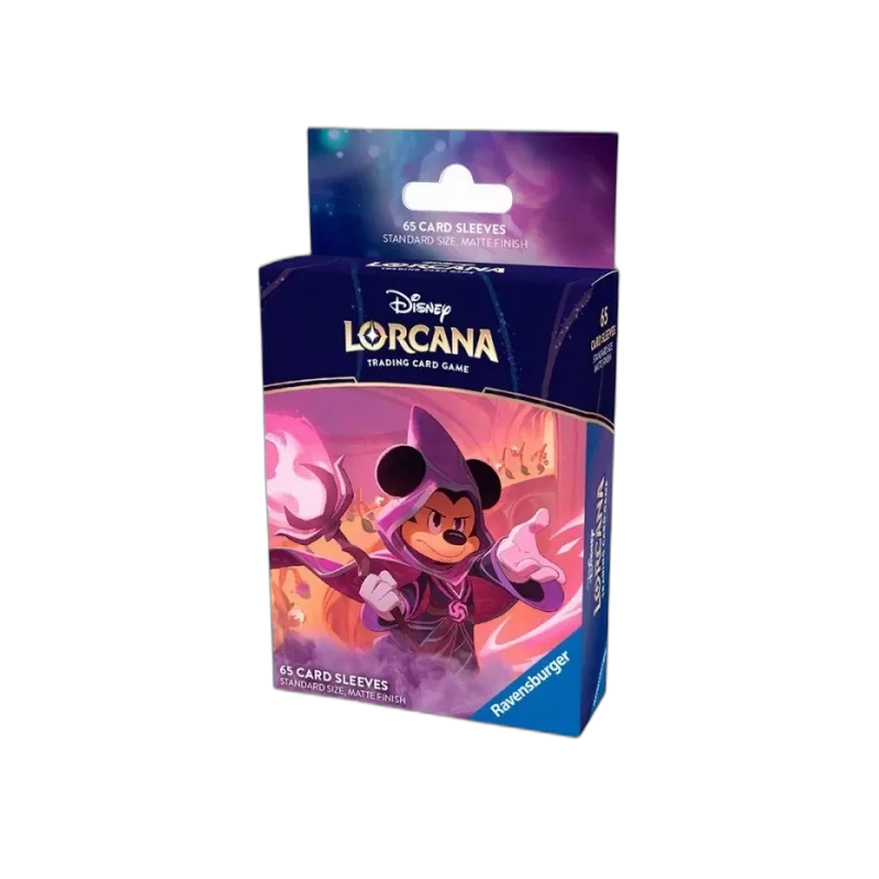 Disney Lorcana 65 Fundas Standard Mickey Mouse Wayward Sorcerer