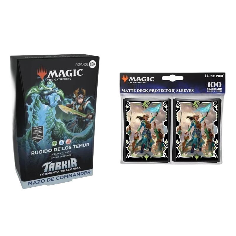 Pack Mazo Commander Rugido de los Temur + UP Sleeve Matte