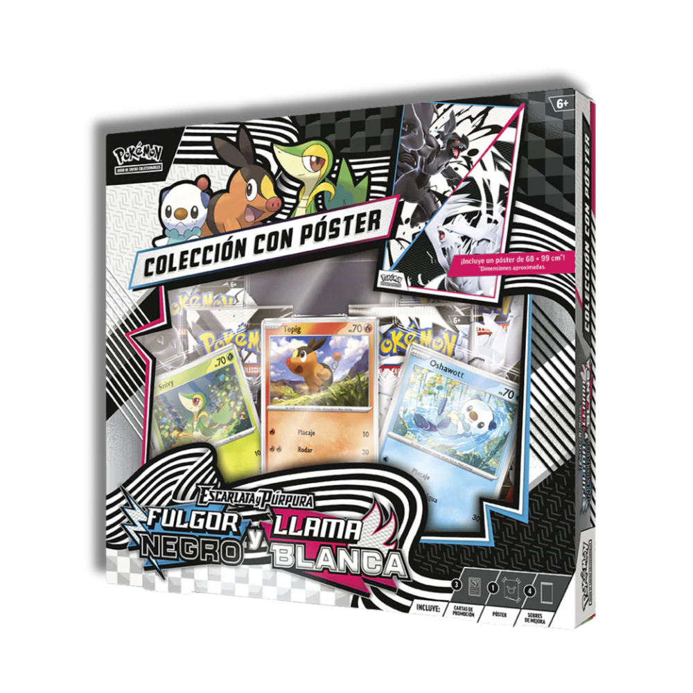 Collección Póster Fulgor Negro / Llama Blanca