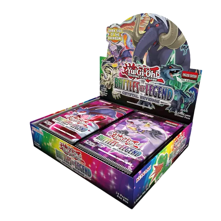 Yu‑Gi‑Oh! Batallas de Leyenda: Venganza del Cristal Caja 24 Sobres (vista)