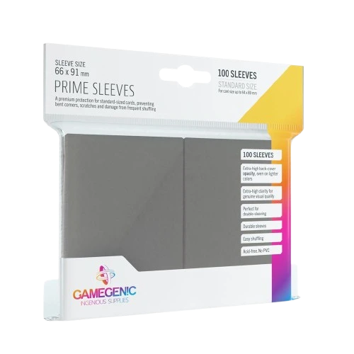 Gamegenic Prime Sleeves Standard Gris