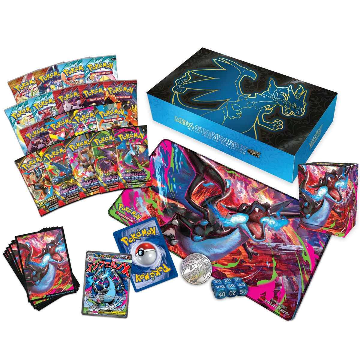 Ultra Premium Collection Pokémon Mega Charizard X EX (vista)