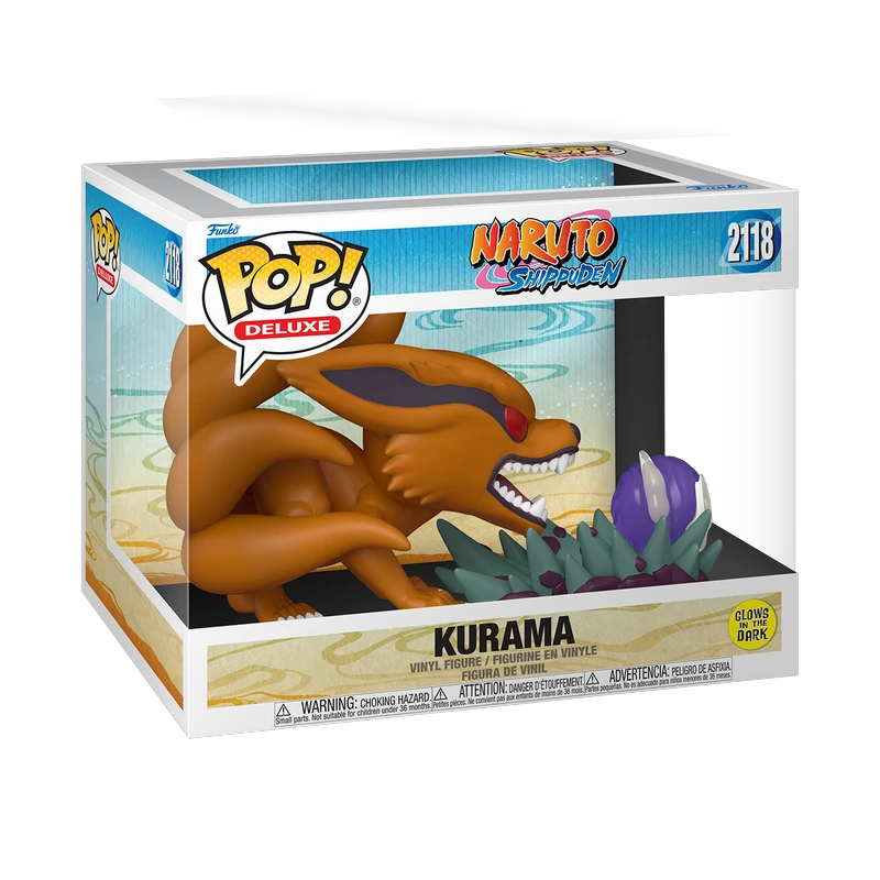 POP! Deluxe Kurama (Glow) - Naruto 2118 (vista)