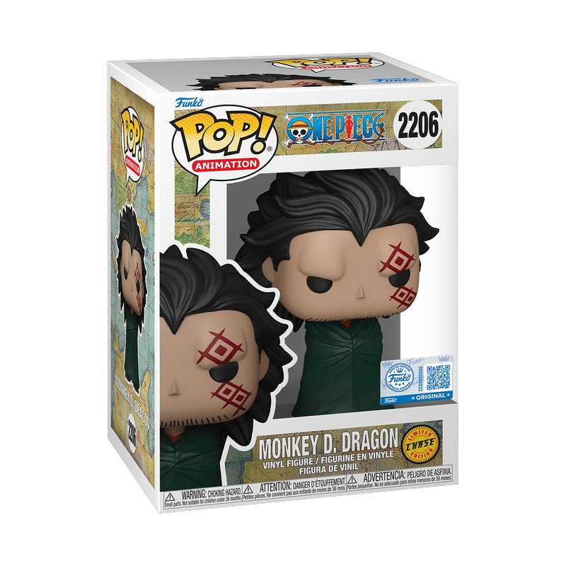 POP! Monkey D. Dragon + Chase - One Piece 2206 (vista)