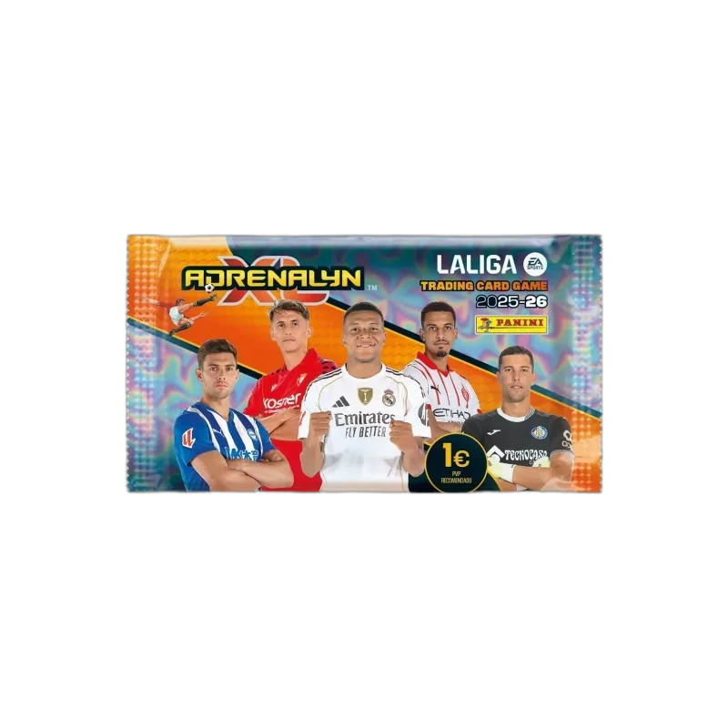 Caja de 50 sobres Adrenalyn XL Liga 2025-26 (vista)