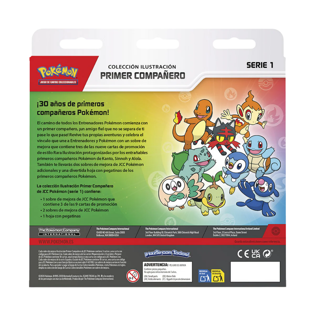 Colección Ilustración Pokémon Primer Compañero (Serie 1) (vista)