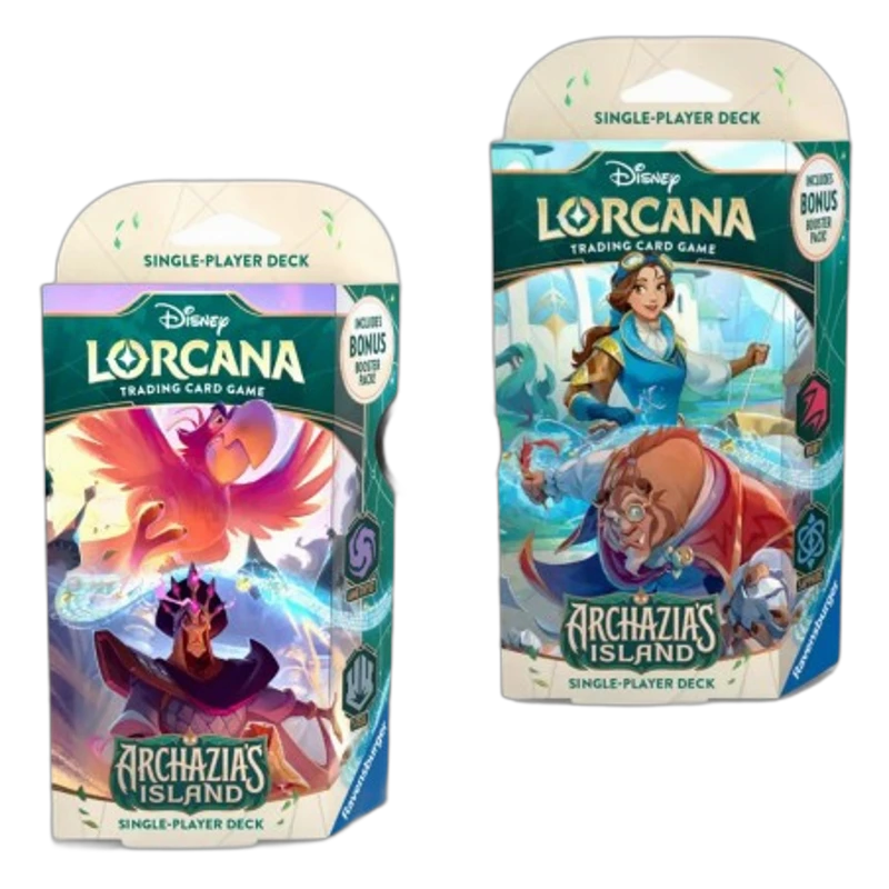 Pack Mazos de Inicio Archazia’s Island Amatista-Acero y Rubí-Zafiro