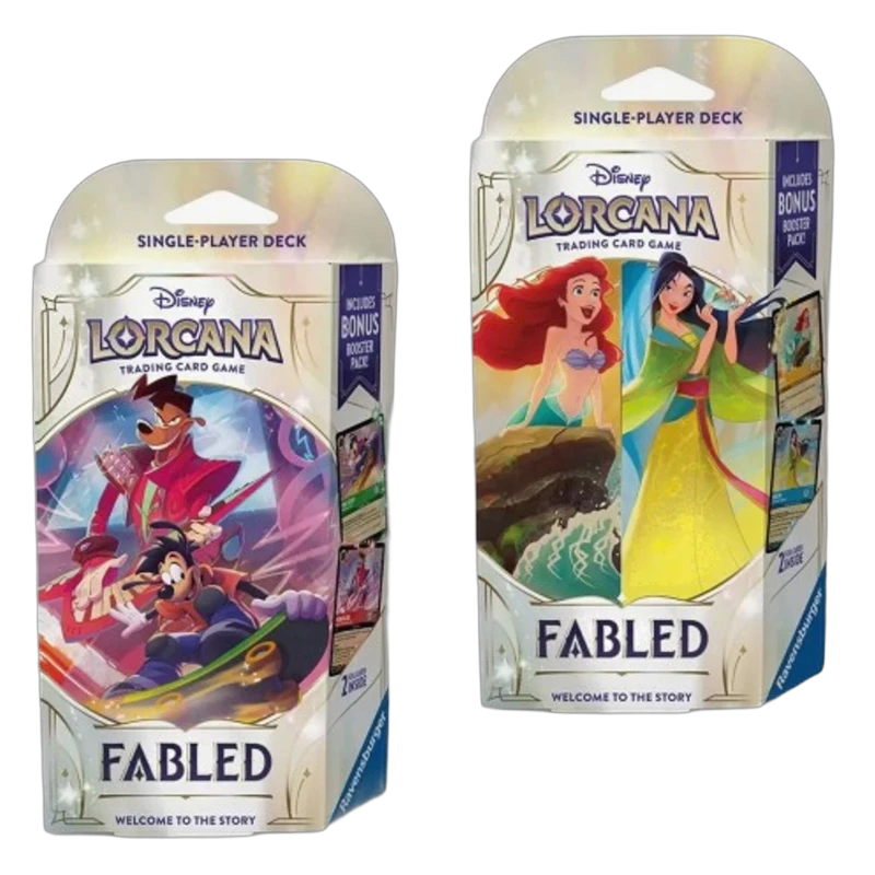Pack Mazos de Inicio Fabled Esmeralda-Rubí y Ámbar-Zafiro