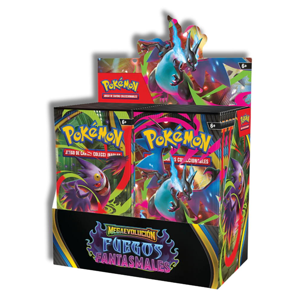 Caja 36 sobres Pokémon Fuegos Fantasmales