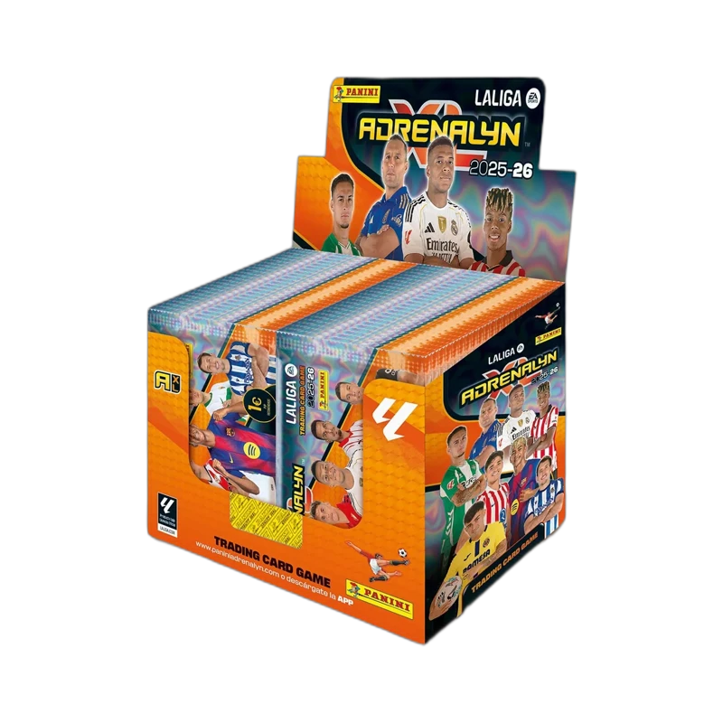 Caja de 50 sobres Adrenalyn XL Liga 2025-26